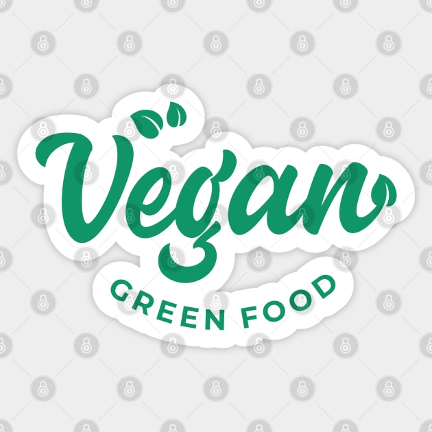 Vegan Green Food Sticker by Islanr